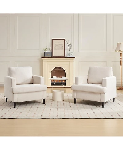 gaomon 2-piece modern single armchair for living room,a corner ideal bedrooms and offices
