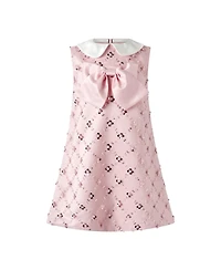Rachel Riley Girls' 2-12 Peter Pan Collar Sequin Party Dress