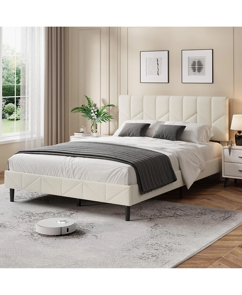 Queen Upholstered Bed