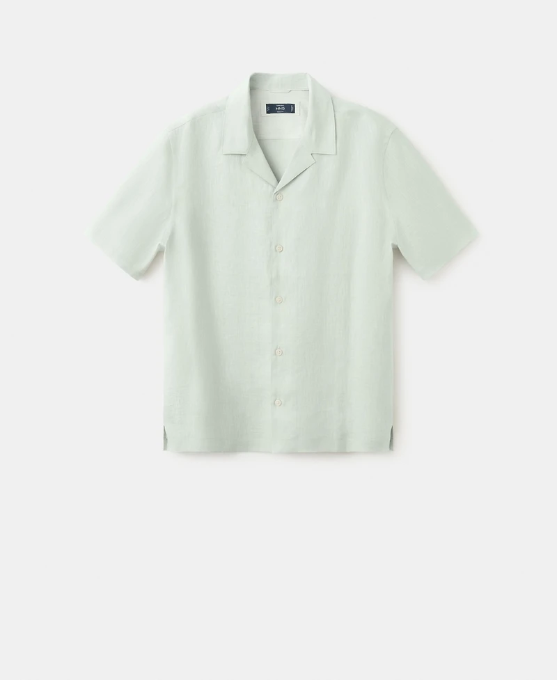 Mango Men's Regular-Fit Linen Shirt