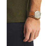 Nautica Men's Waffle Knit Cotton Blend Long-Sleeve Polo Shirt