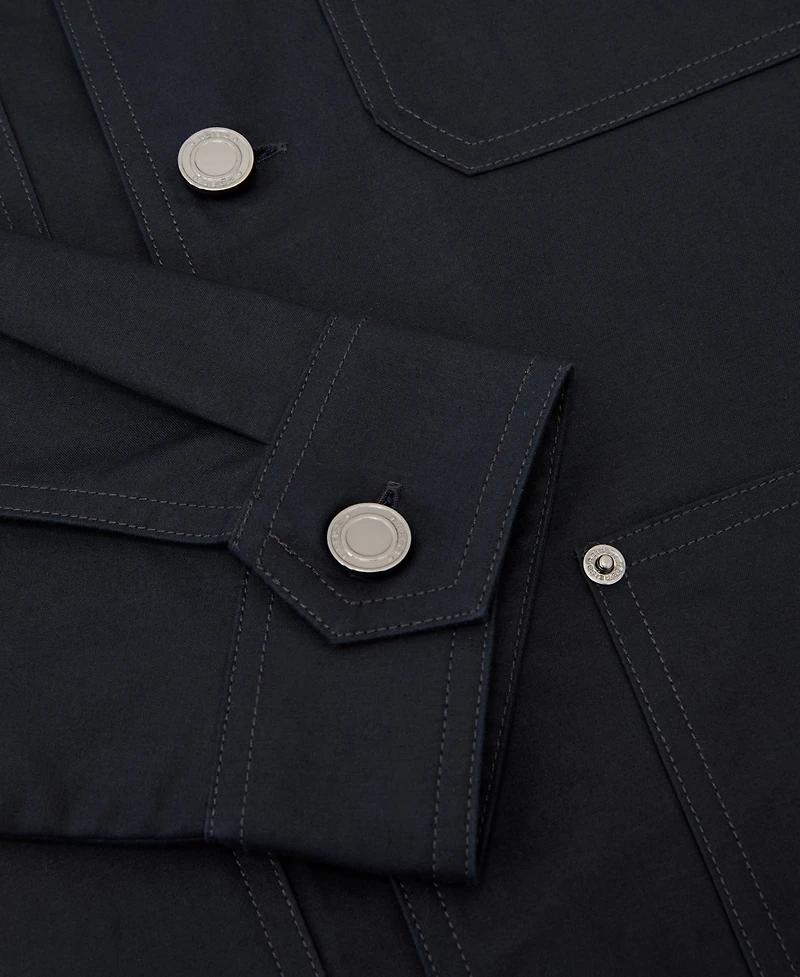 Reiss Men's Yorker Cotton-Twill Four-Pocket Overshirt