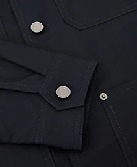 Reiss Men's Yorker Cotton-Twill Four-Pocket Overshirt