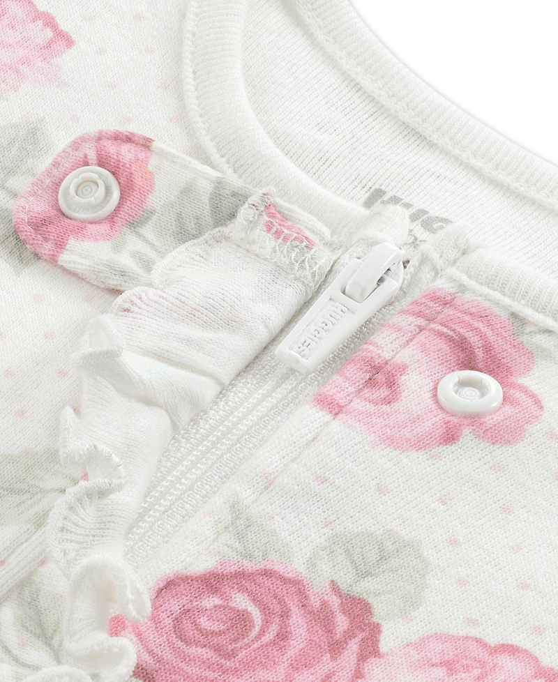 Huggies Baby Girls' Babywear Long-Sleeve Footed Coverall