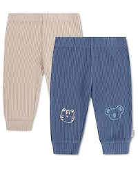 Huggies Baby Boys' Babywear Ribbed Jogger Pants, 2-Pack