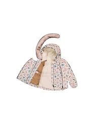 Deux par Toddler Girls ( 2T 3T ) Two Piece Snowsuit with Floral Print