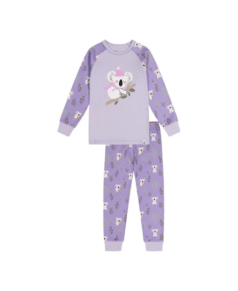 Deux par Toddler Girls (2T - 5T) Cotton Two-Piece Pajama Set