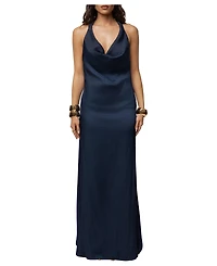 Jluxlabel Women's Last Dance Open-Back Halter Maxi Dress