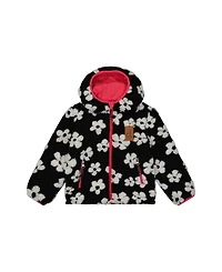 Deux par Deux Toddler Girls (2T - 5T) Reversible Mid-Season Jacket