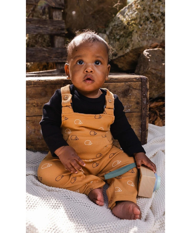 Deux par Baby Boys (3-24months ) Cotton Onesie with Overalls Set