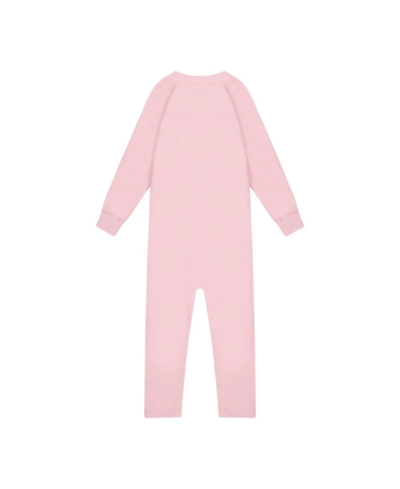 Deux par Little and Big Girl ( 6b to 14 ) One Piece Thermal Underwear Pale
