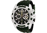 Invicta Men's 30298 Bolt Quartz Chronograph Transparent, Black Dial Watch