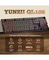 Lisen Onyx Tactile QL108 Pbt Mechanical Keycap Set, Compatible with Windows and Mac