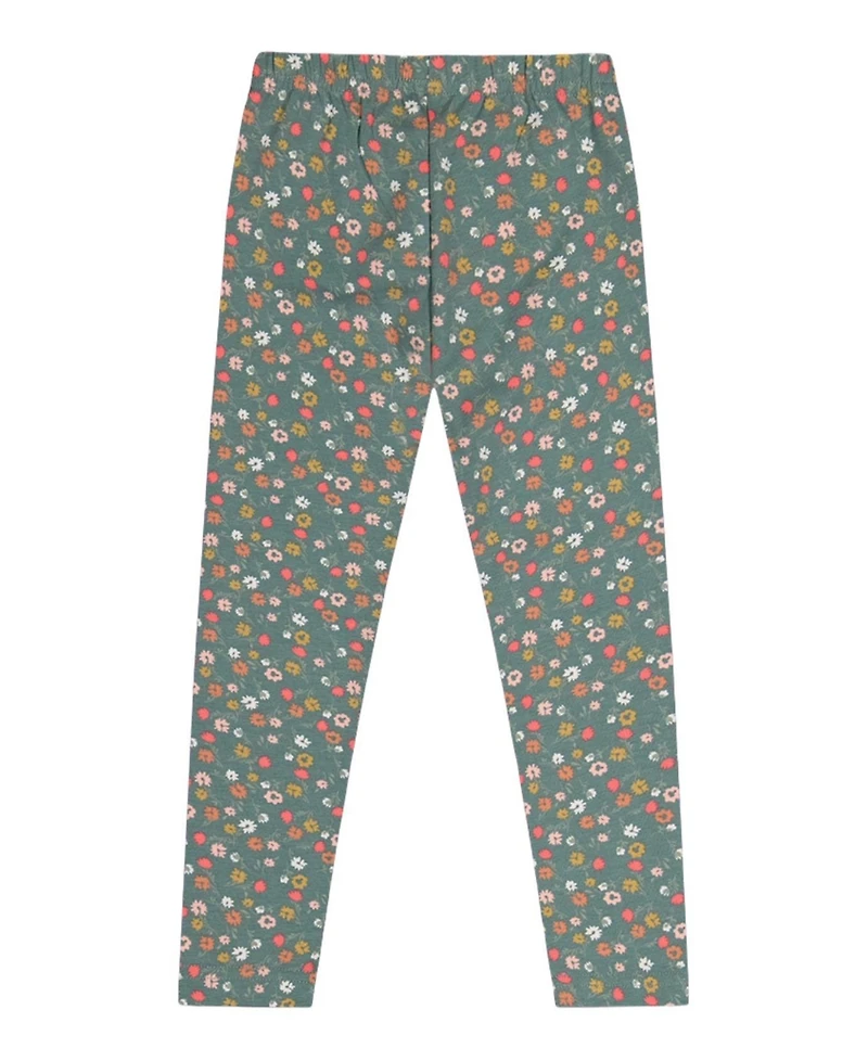 Deux par Little and Big Girl (6-7) Cotton Leggings Floral Print