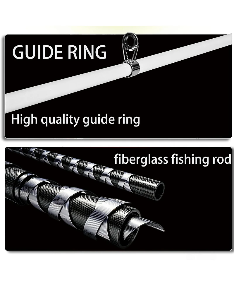 Aofar Fishing Rod Reel Combo 2-Pack 5feet 6feet Spinning Pole