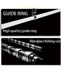 Aofar Fishing Rod Reel Combo 2-Pack 5feet 6feet Spinning Pole