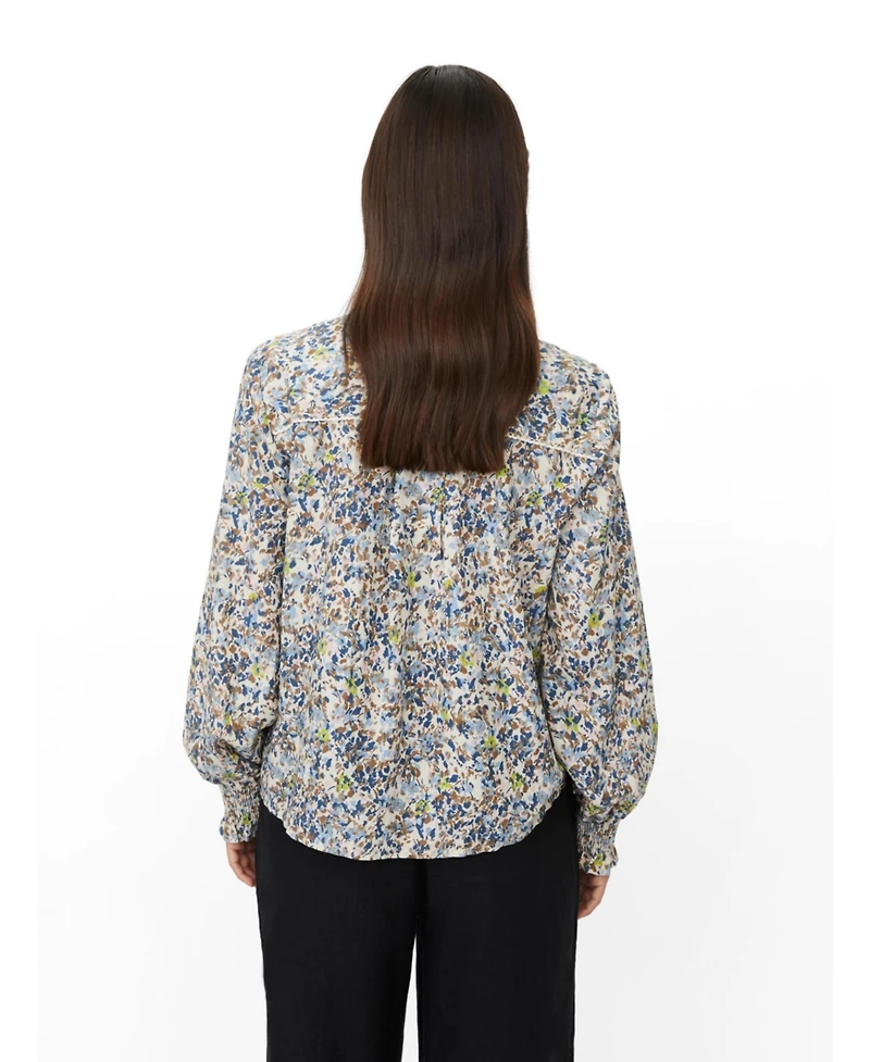 Masai Copenhagen Women's MaDionelle Floral Print Blouse