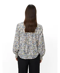 Masai Copenhagen Women's MaDionelle Floral Print Blouse