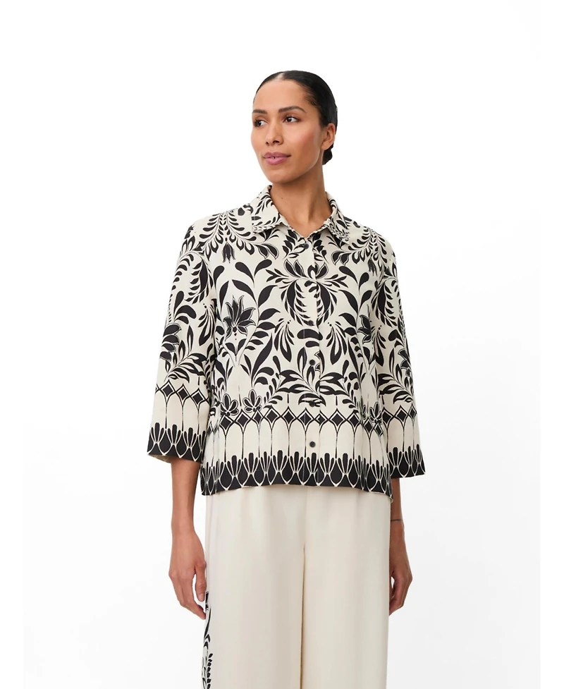Masai Copenhagen Women's Maisolde Garden Collared Relaxed Shirt