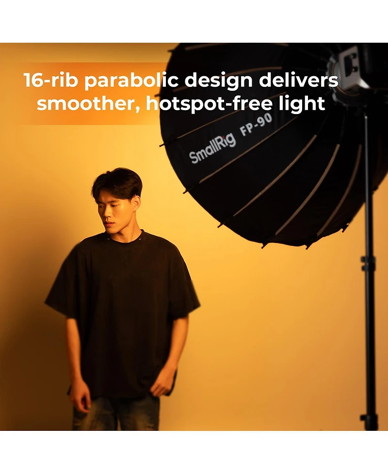 SmallRig Fp-60 23.6x15.7" Quick-Setup Folding Parabolic Softbox with Bowens Mount