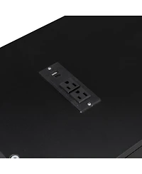 Streamdale Furniture Modern Murphy Bed with Led, Usb