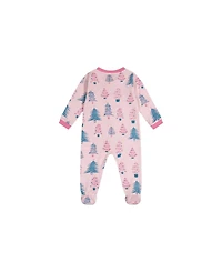 Deux par Baby Girl (3M-24M) Cotton Tree Print One Piece Pajama