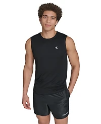 Calvin Klein Men's Logo Rash Guard
