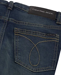Calvin Klein Big Boys Slim-Fit Denim five-pocket Jeans