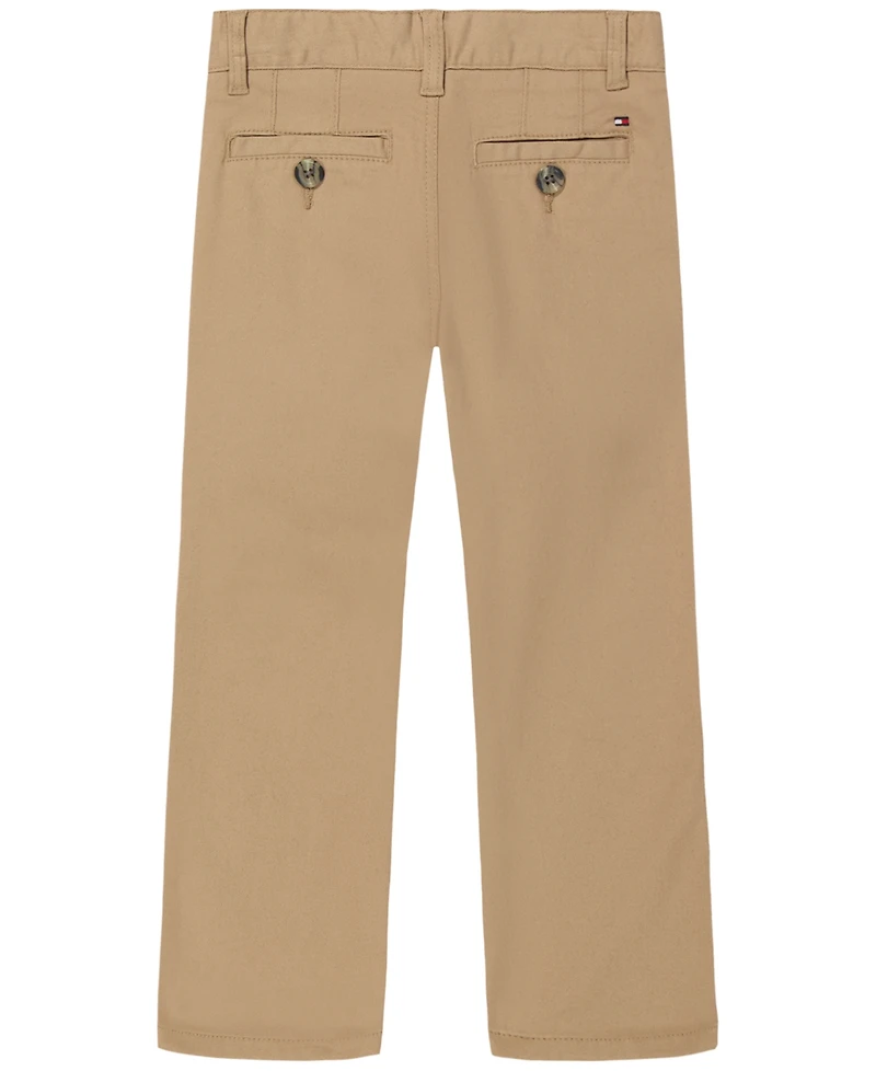Tommy Hilfiger Toddler and Little Boys Flat-Front Stretch Chino Pants