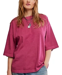 Free People Women's Perfect Oversized Crewneck T-Shirt