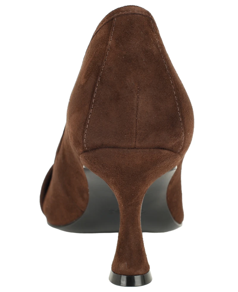 Guess Women's Andey Buckle Sculpted Kitten Heel Pumps