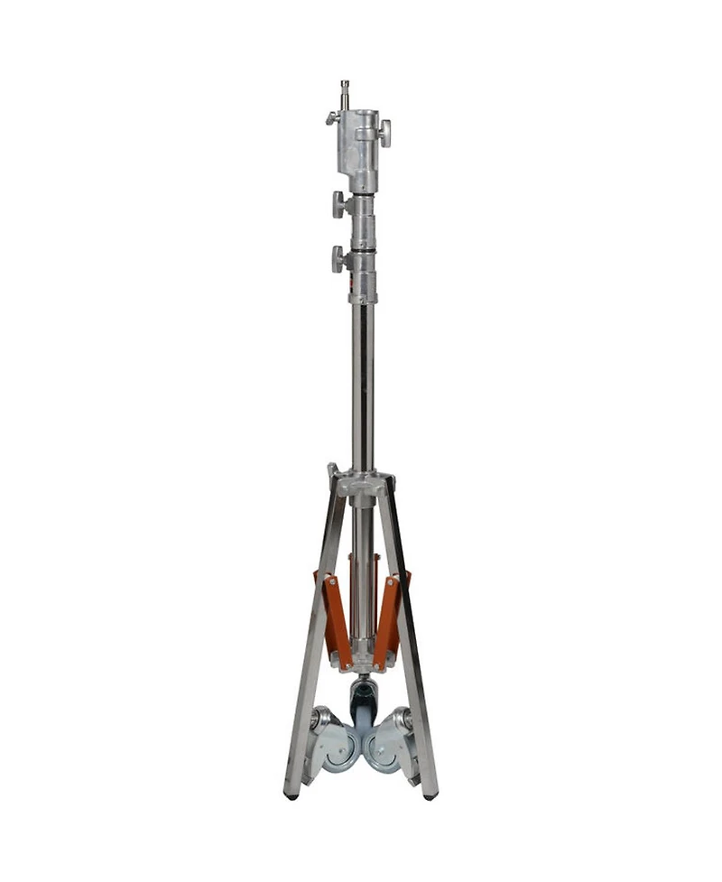 Matthews 9.5' Junior Double Riser Stand with Wheels, Chrome