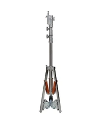 Matthews 9.5' Junior Double Riser Stand with Wheels, Chrome