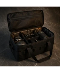 Piscifun 11L Camping Cookware Organizer Tote Bag With Shoulder Strap Molle Panels