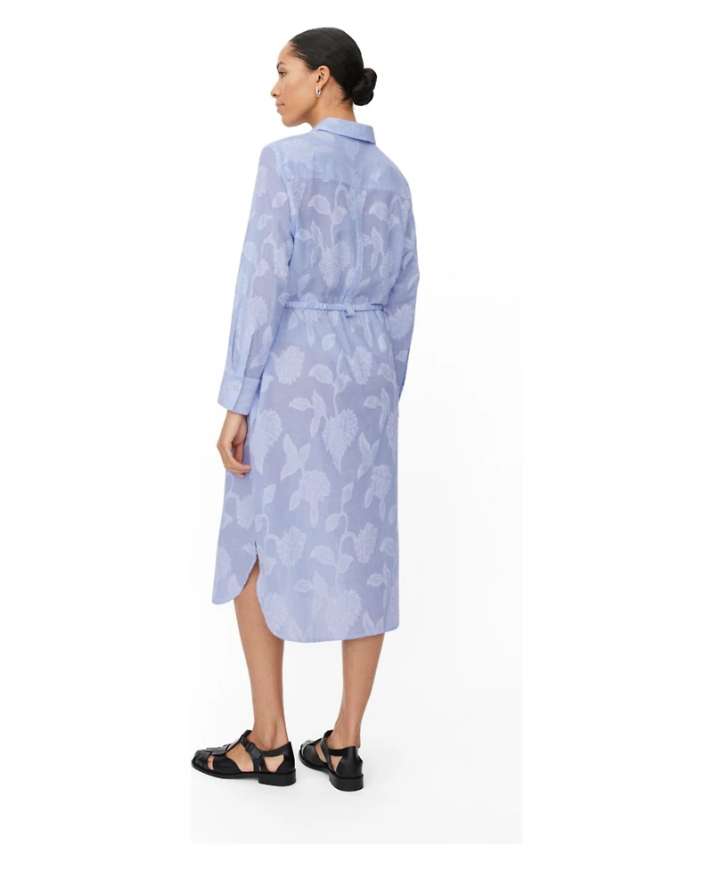 Masai Copenhagen Women's MaNivalina Floral Midi Shirt Dress