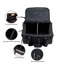 Piscifun 35L Waterproof Duffle Bag Adjustable Compartments Travel Gym Camping Organizer