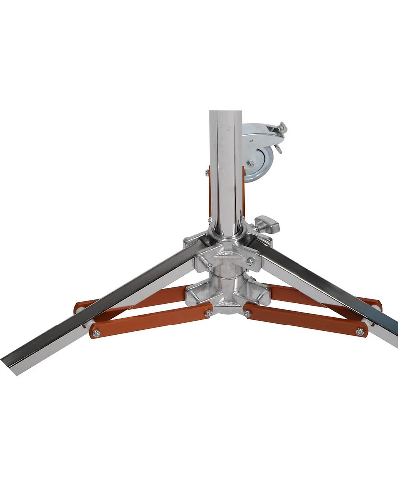 Matthews Low Boy Junior Double Riser Stand with Wheels, Supports 55 lbs, Maximum Height 75"