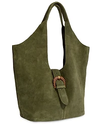 Sam Edelman Lucy Buckle Medium Double Handle Tote Handbag