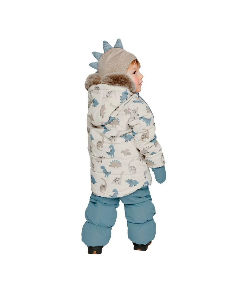 Deux par Toddler Boy Two Piece (2-3) Snowsuit Dinosaur Print