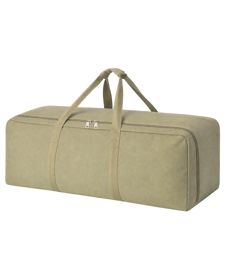 Piscifun Extra Large Canvas Travel Duffle Bag Heavy Duty Sports Camping Storage Bag