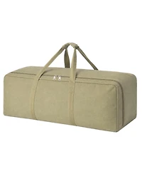 Piscifun Extra Large Canvas Travel Duffle Bag Heavy Duty Sports Camping Storage Bag