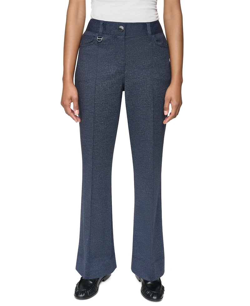 Dkny Women's High-Rise Straight-Leg Full-Length Pants