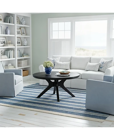 Sunset Living Furniture Cross Leg Round Coffee Table