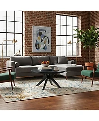 Sunset Living Furniture Cross Leg Round Coffee Table
