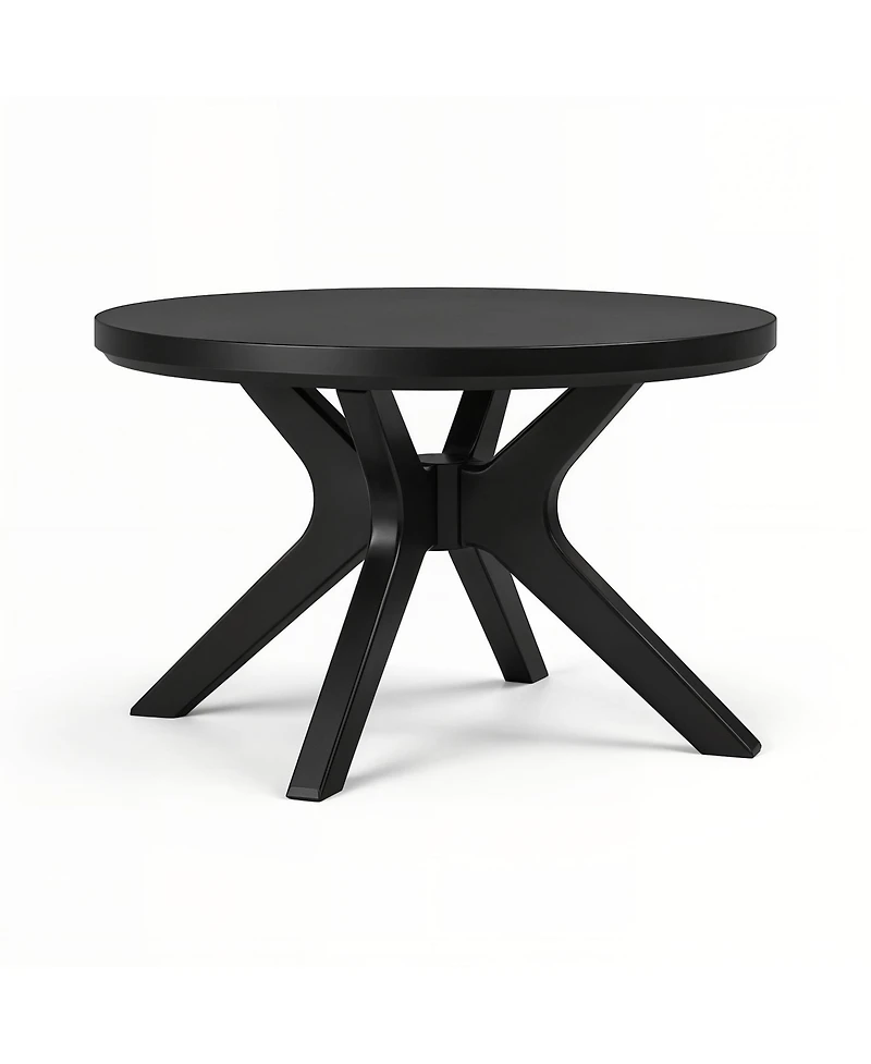 Sunset Living Furniture 30" Round Coffee Table with Cross Legs