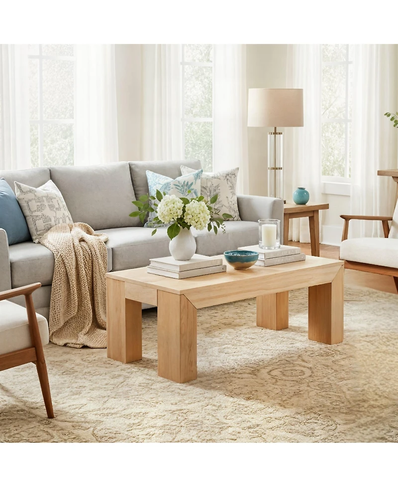 Sunset Living Furniture Modern Rectangular Coffee Table