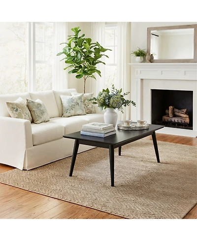 Sunset Living Furniture Mid-Century Modern Rectangular Coffee Table