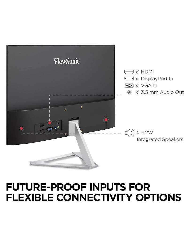 ViewSonic VX2276-smhd 22" 16:9 Full Hd Ips Led Monitor