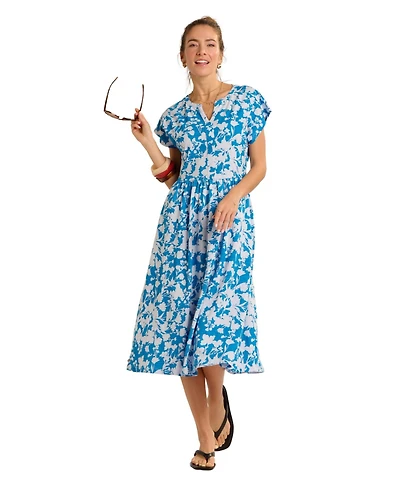 Brakeburn Women's Ranieli Floral Print Midi Dress