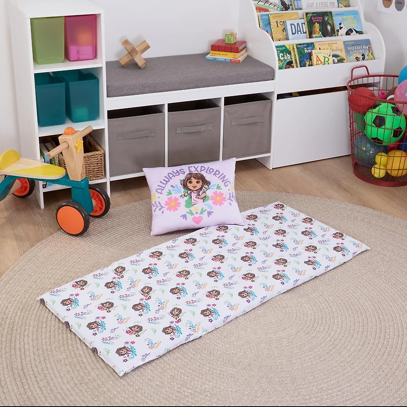 NoJo Dora Adventure Awaits Preschool Nap Mat Sheet